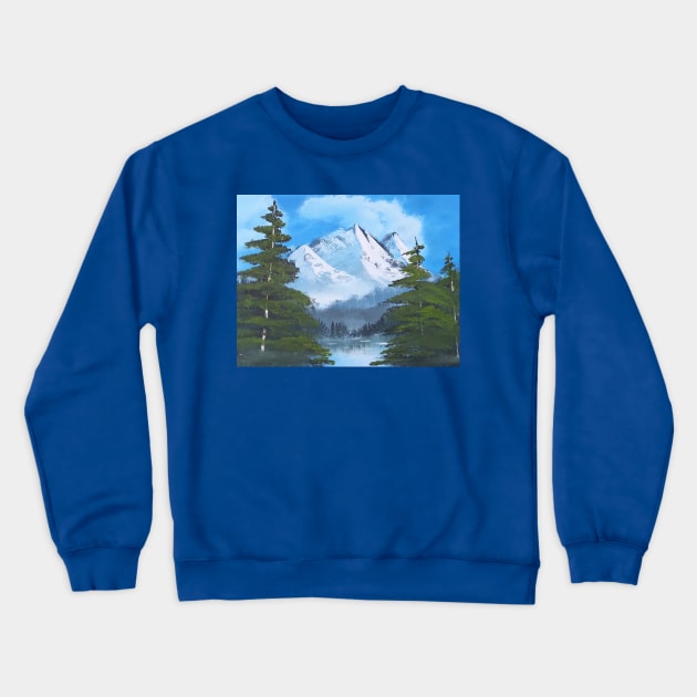 Tranquil Lake Crewneck Sweatshirt by Pryma Design